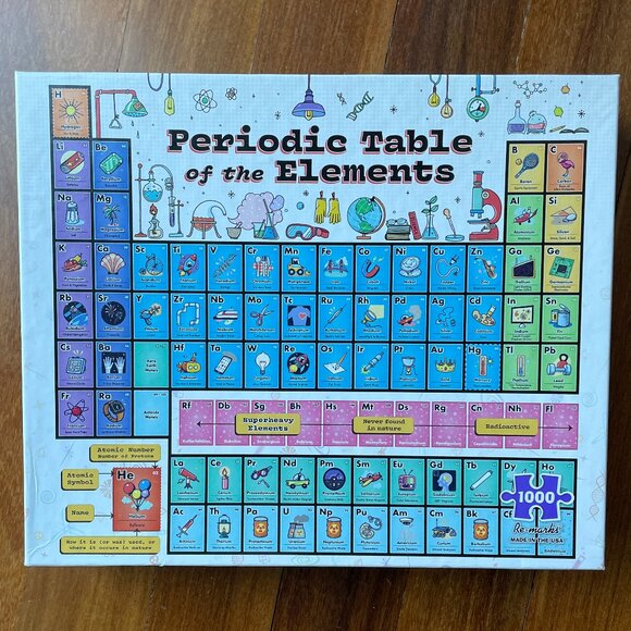 Re-marks Other - 1000 Piece Periodic Table Puzzle